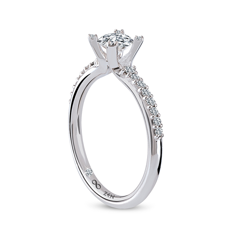 0,44 Karat Forevermark Cornerstones Tektaş Pırlanta Yüzük