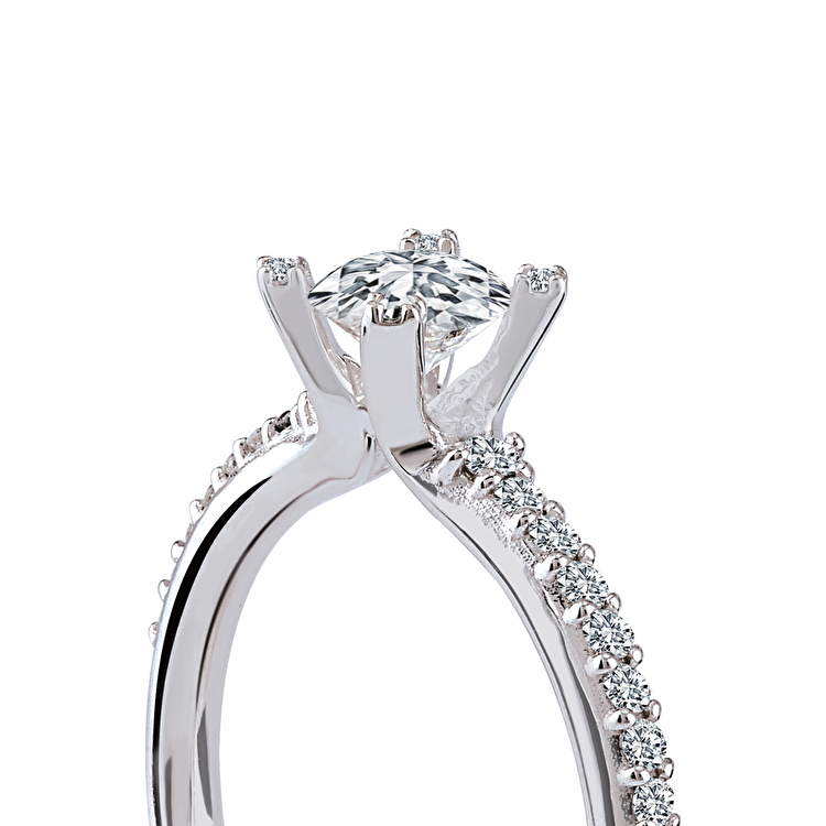 0,44 Karat Forevermark Cornerstones Tektaş Pırlanta Yüzük