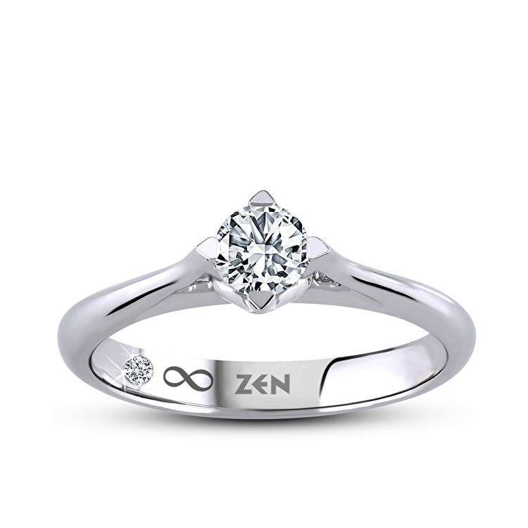 0,70 Karat Forevermark Setting Koleksiyonu Tektaş Pırlanta Yüzük