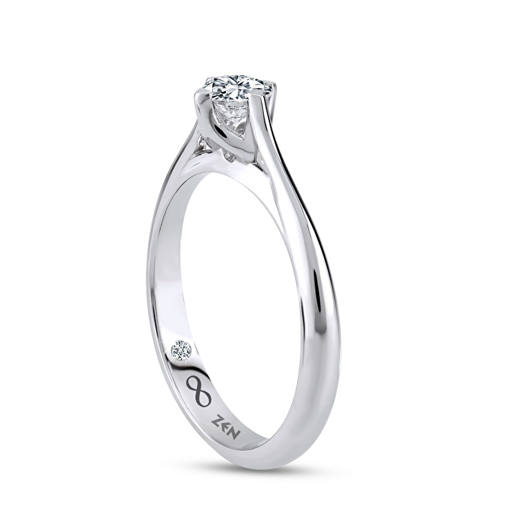 0,70 Karat Forevermark Setting Koleksiyonu Tektaş Pırlanta Yüzük