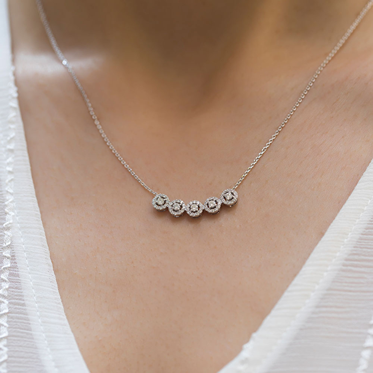 0,43 Karat Pırlanta Kolye