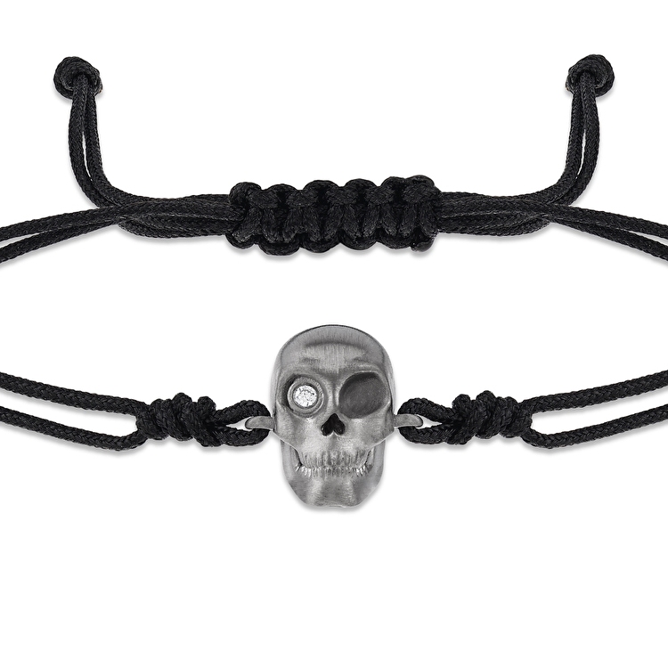 Pırlanta Gümüş Erkek Bileklik