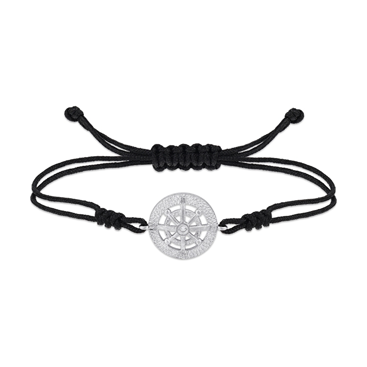 Pırlanta Gümüş Erkek Bileklik