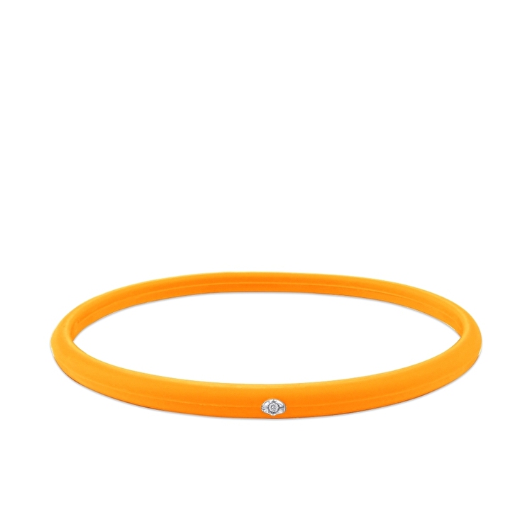 0,02 Karat Pırlanta Orange Renkli Bileklik