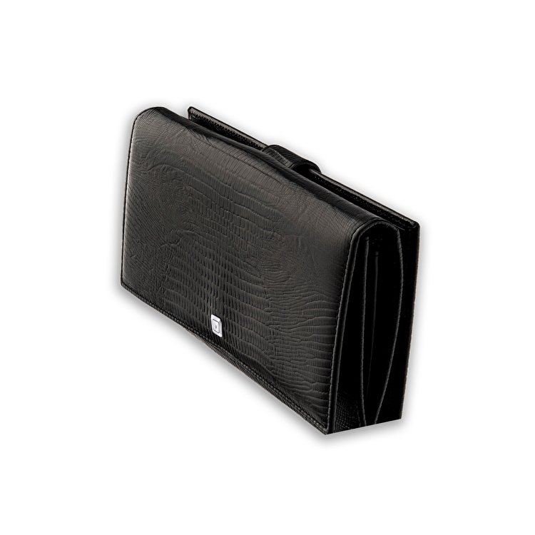 0,02 Karat Pırlantalı Deri Kadın Cüzdanı