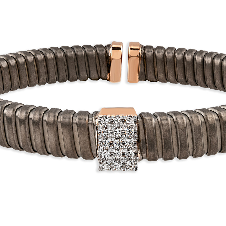 0,28 Karat Pırlanta Erkek Bileklik