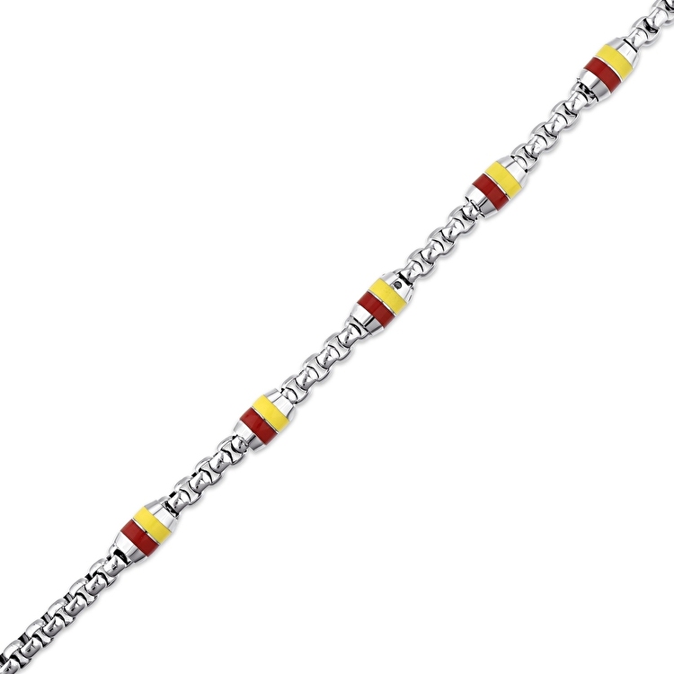 Pırlanta Çelik Erkek Bileklik