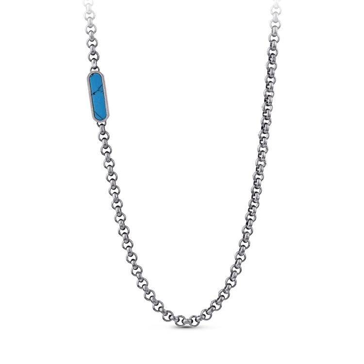 Pırlanta Çelik Erkek Kolye