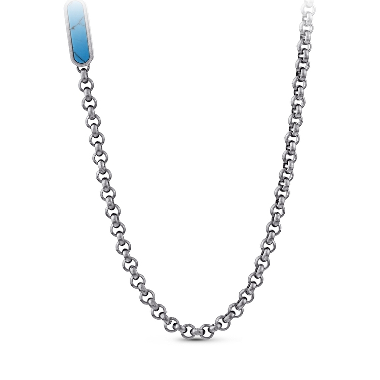 Pırlanta Çelik Erkek Kolye