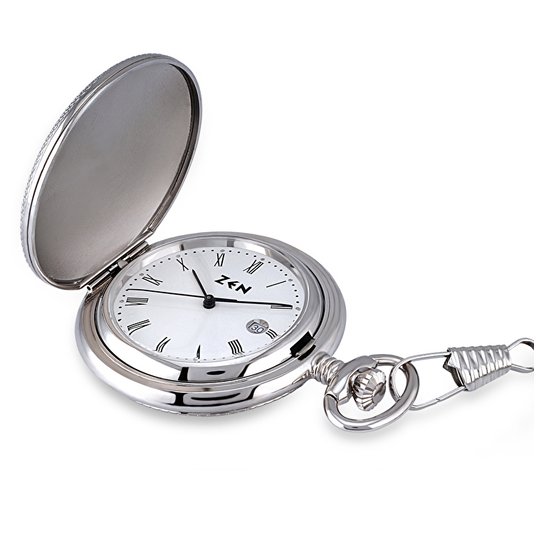 0,03 Karat Pırlantalı Köstekli Erkek Saati