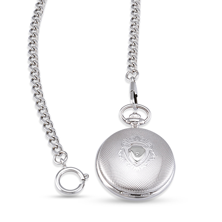 0,03 Karat Pırlantalı Köstekli Erkek Saati