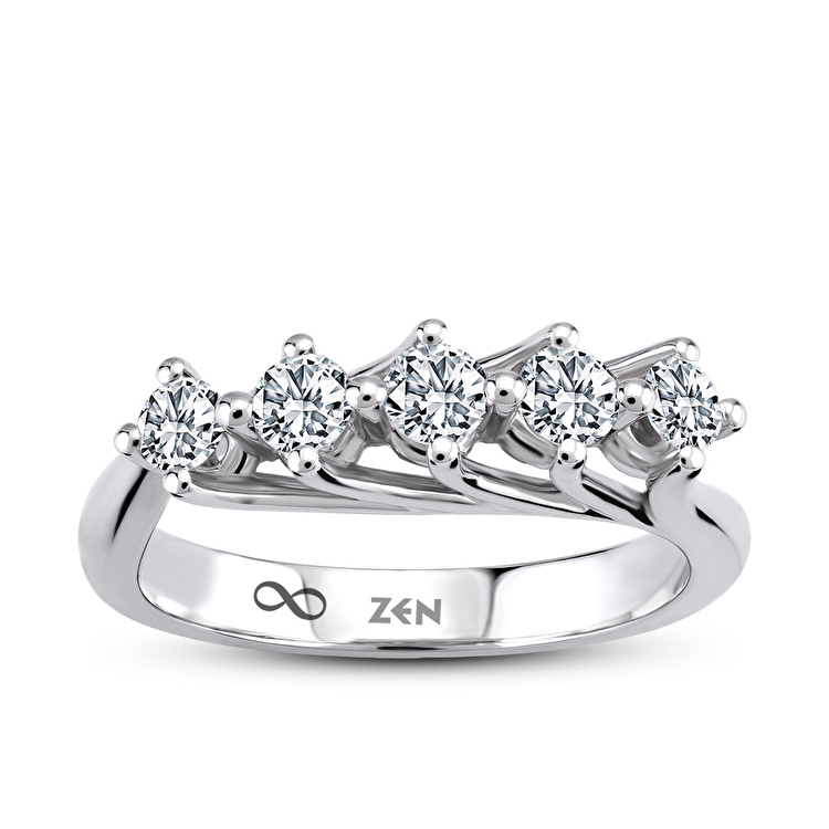 0,90 Karat Forevermark Pırlanta Beştaş Yüzük