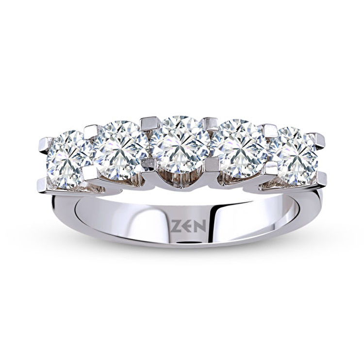 0,90 Karat Forevermark Pırlanta Beştaş Yüzük