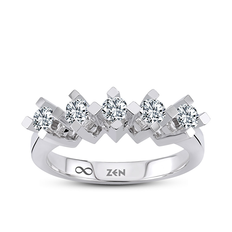 1,50 Karat Forevermark Pırlanta Beştaş Yüzük