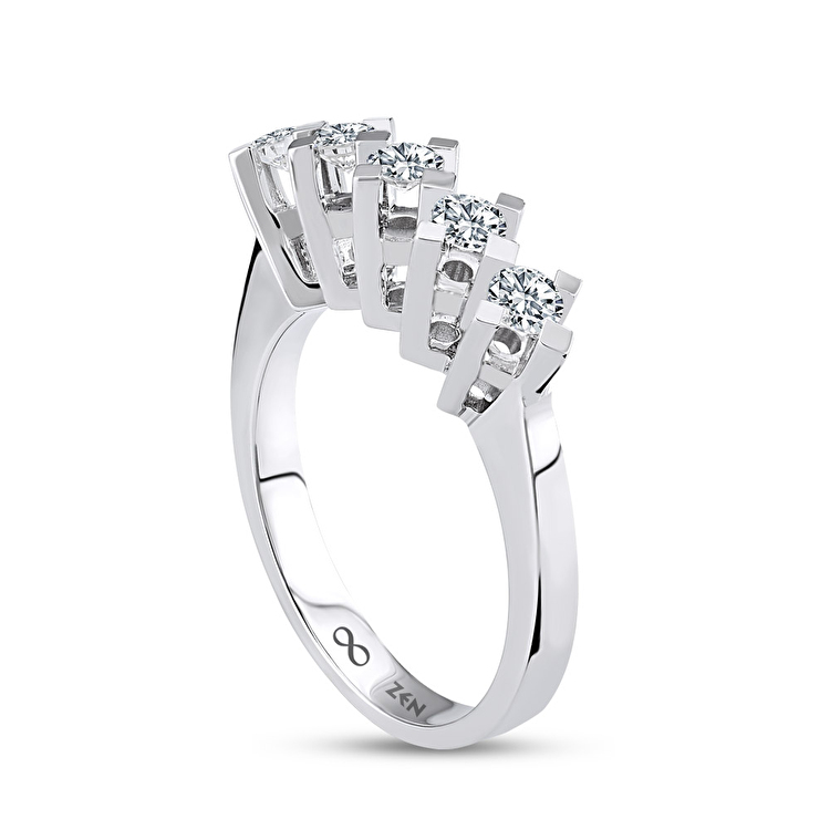 1,50 Karat Forevermark Pırlanta Beştaş Yüzük
