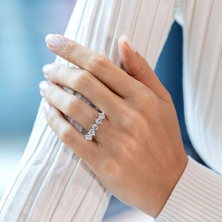 1,50 Karat Forevermark Pırlanta Beştaş Yüzük