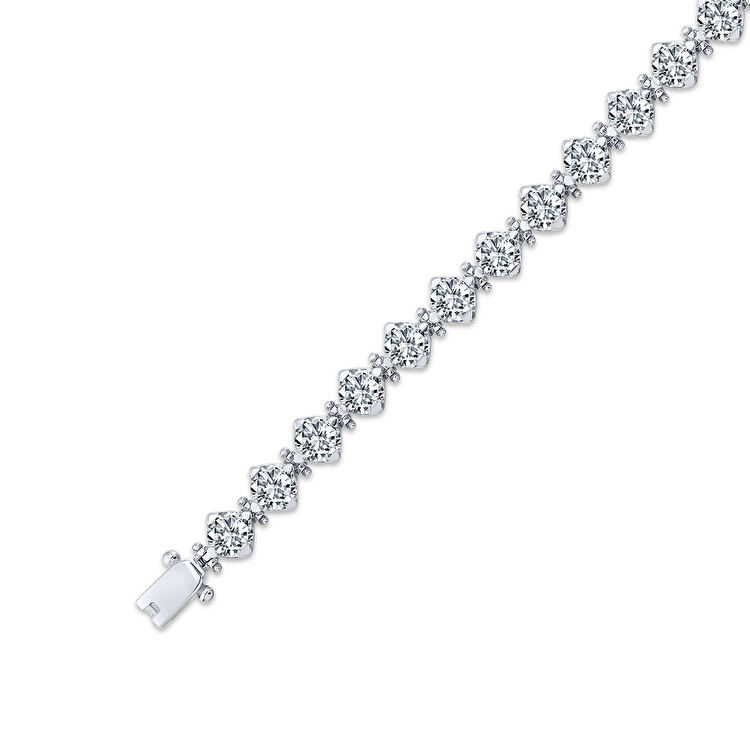 3,06 Karat Forevermark Pırlanta Su Yolu Bileklik