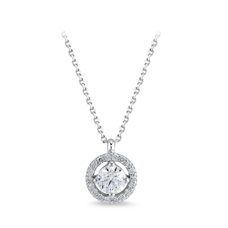 0,33 Karat Forevermark Tektaş Pırlanta Kolye
