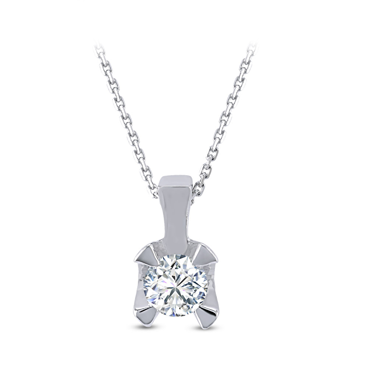 0,23 Karat Forevermark Tektaş Pırlanta Kolye