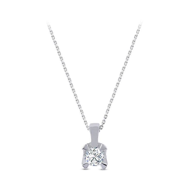 0,23 Karat Forevermark Tektaş Pırlanta Kolye