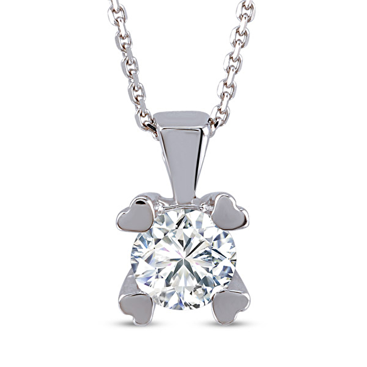 0,23 Karat Forevermark Tektaş Pırlanta Kolye