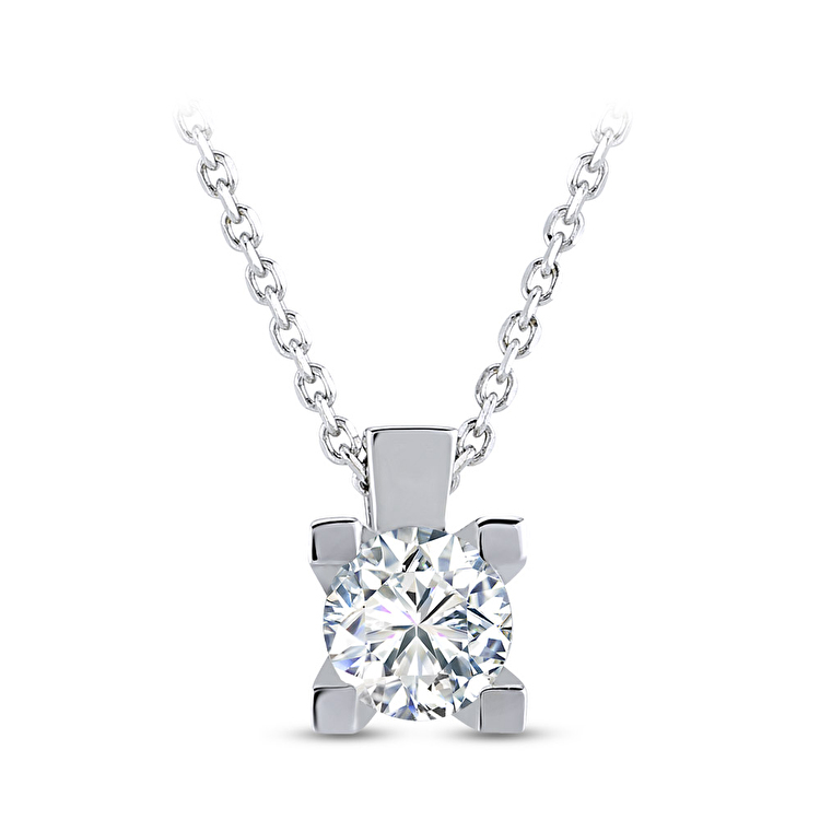 0,23 Karat Forevermark Tektaş Pırlanta Kolye