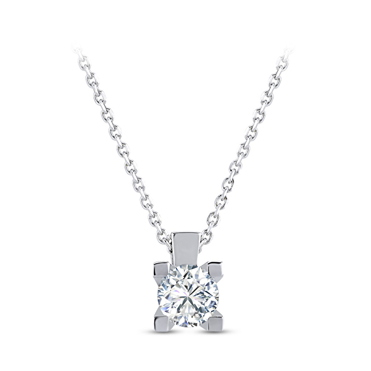 0,23 Karat Forevermark Tektaş Pırlanta Kolye