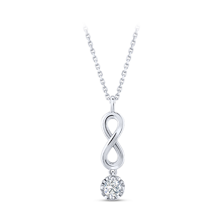0,18 Karat Forevermark Endlea Koleksiyonu Pırlanta Kolye