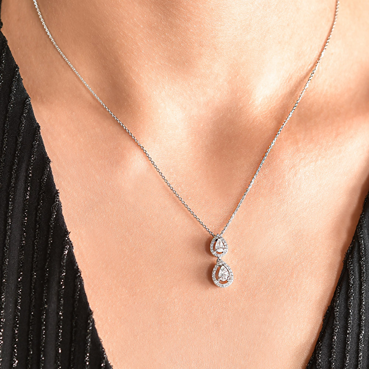 0,48 Karat Forevermark Pırlanta Kolye