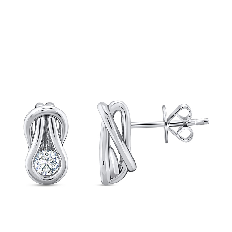 0,60 Karat Forevermark Encordia Koleksiyonu Tektaş Pırlanta Küpe
