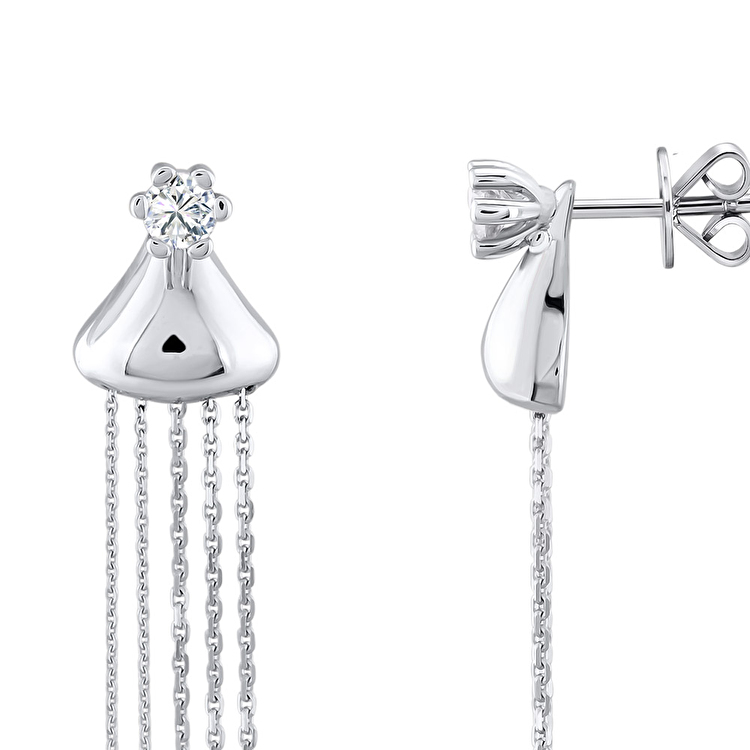 0,36 Karat Forevermark Millemoi Koleksiyonu Pırlanta Küpe