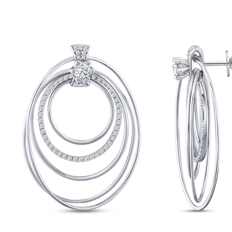 0,92 Karat Forevermark Millemoi Koleksiyonu Pırlanta Küpe