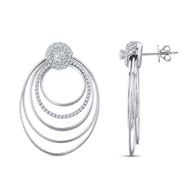 1,51 Karat Forevermark Millemoi Koleksiyonu Pırlanta Küpe