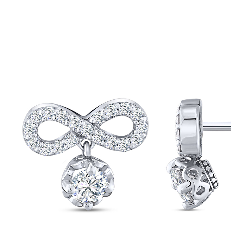 0,62 Karat Forevermark Endlea Koleksiyonu Pırlanta Küpe