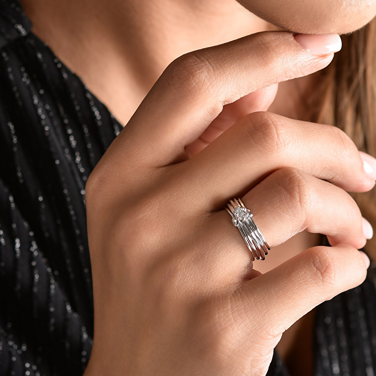 0,18 Karat Forevermark Tektaş Pırlanta Yüzük