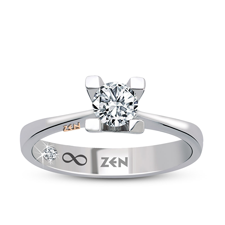 0,14 Karat Forevermark Tektaş Pırlanta Yüzük