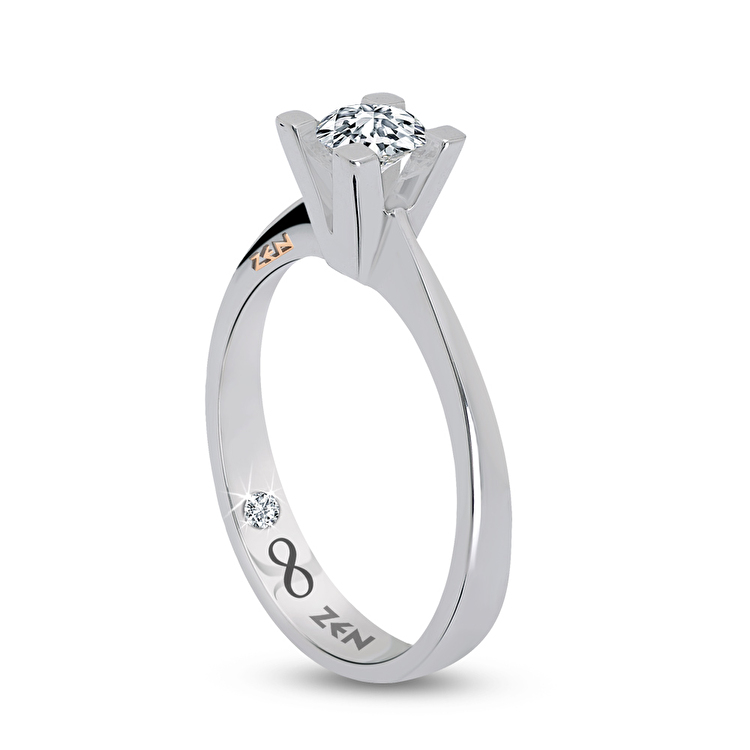 0,14 Karat Forevermark Tektaş Pırlanta Yüzük