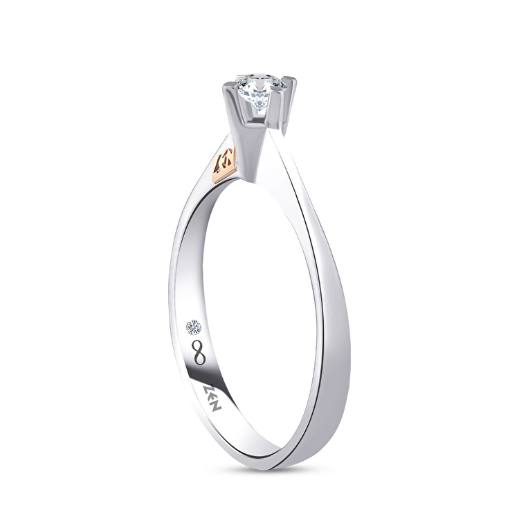 0,15 Karat Forevermark Tektaş Pırlanta Yüzük