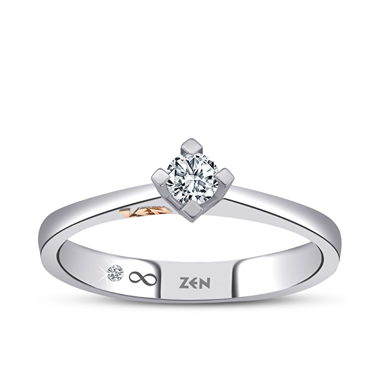 0,15 Karat Forevermark Tektaş Pırlanta Yüzük