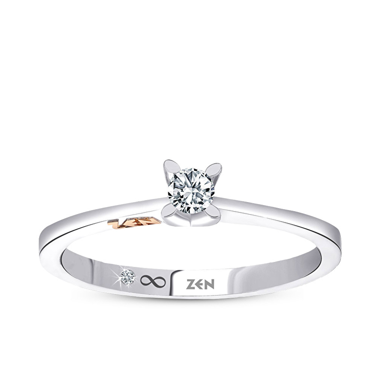 0,10 Karat Forevermark Tektaş Pırlanta Yüzük