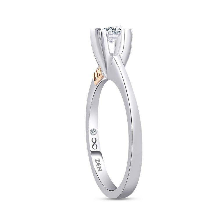 0,10 Karat Forevermark Tektaş Pırlanta Yüzük