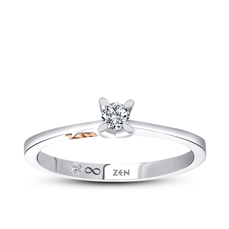 0,09 Karat Forevermark Tektaş Pırlanta Yüzük