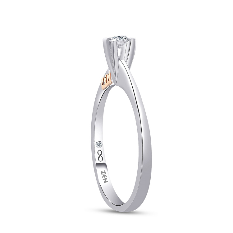 0,09 Karat Forevermark Tektaş Pırlanta Yüzük
