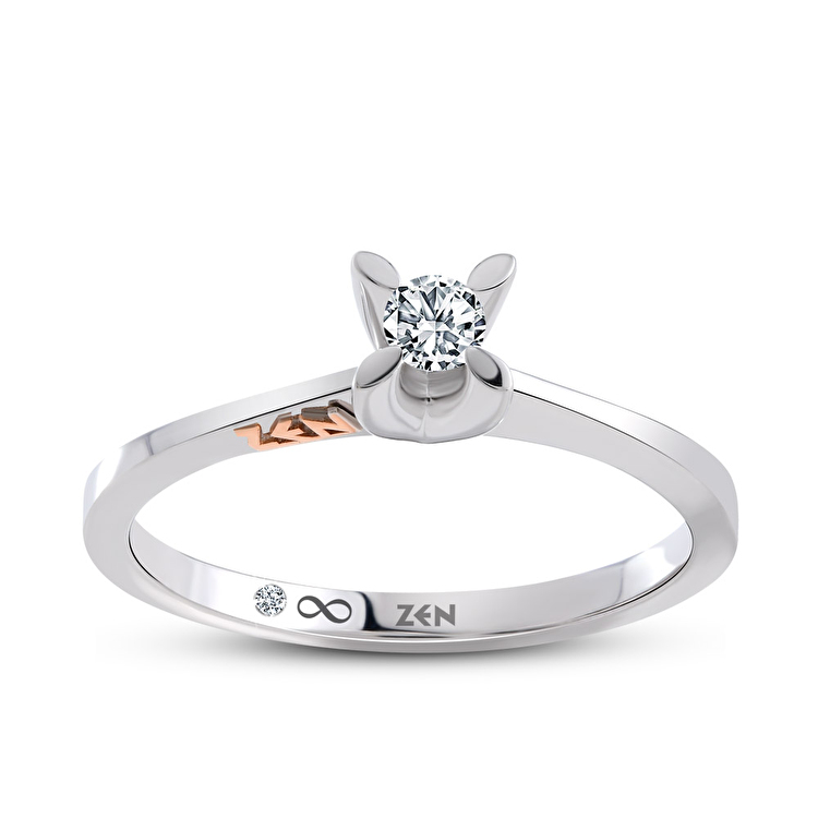 0,14 Karat Forevermark Tektaş Pırlanta Yüzük