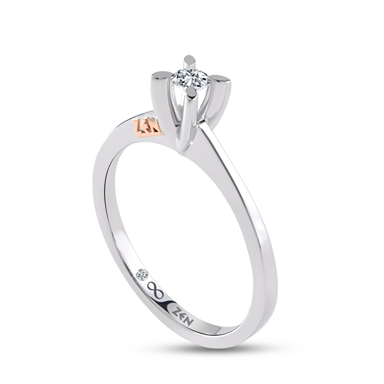 0,14 Karat Forevermark Tektaş Pırlanta Yüzük