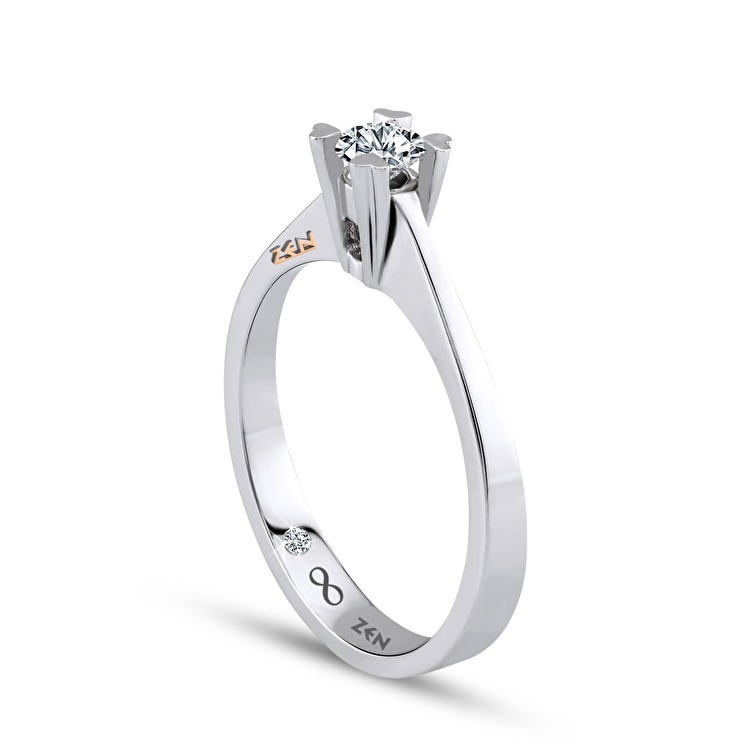 0,14 Karat Forevermark Tektaş Pırlanta Yüzük