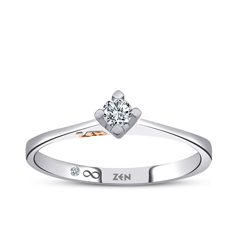 0,13 Karat Forevermark Tektaş Pırlanta Yüzük
