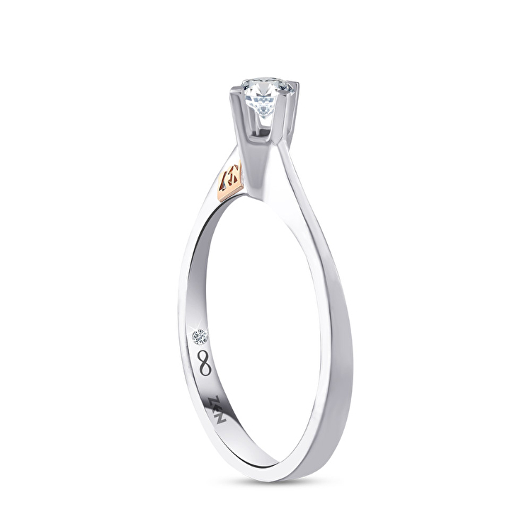0,18 Karat Forevermark Tektaş Pırlanta Yüzük