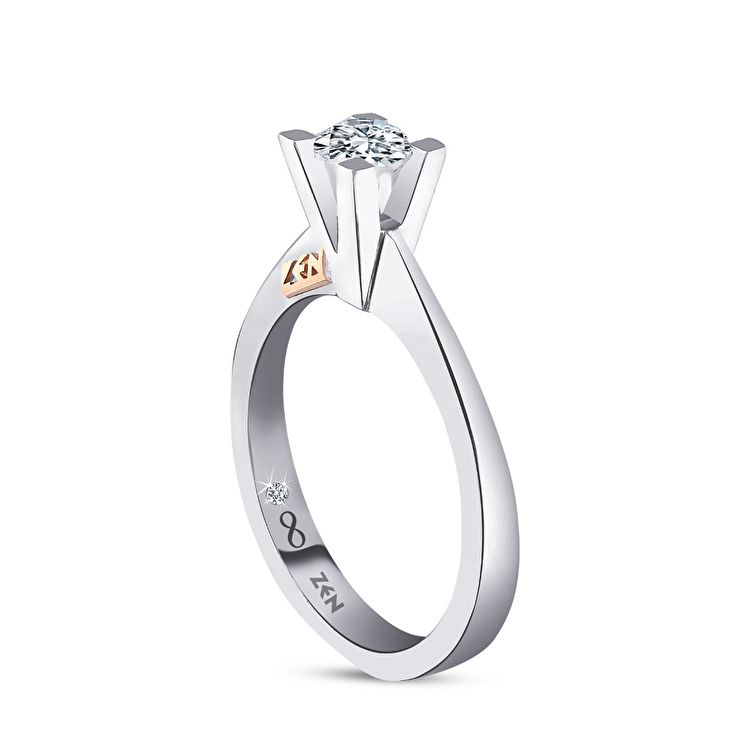 0,10 Karat Forevermark Tektaş Pırlanta Yüzük