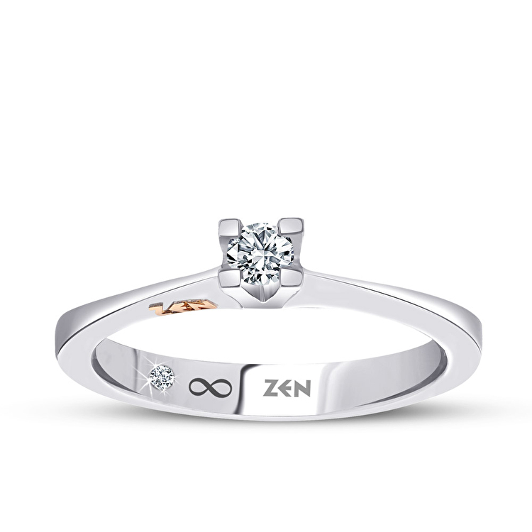 0,10 Karat Forevermark Tektaş Pırlanta Yüzük